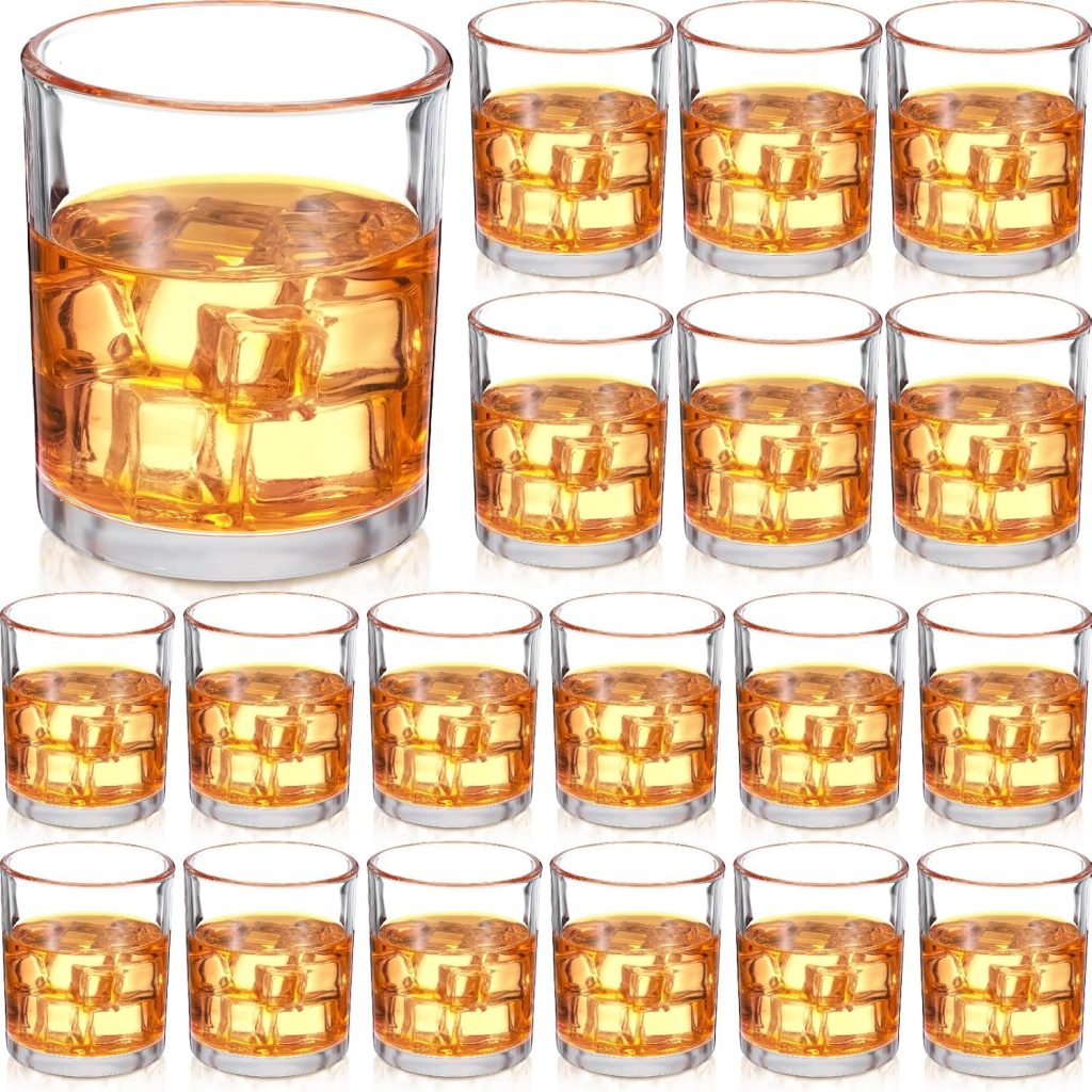 Hoolerry 18 Pieces Old Fashioned Whiskey Glasses 10 oz Rocks Cocktail Bourbon Glasses for Whiskey Liquor and Cocktail Drinks Gift for Men Women Home Bar(Classic) Hoolerry 18 Pieces Old Fashioned Whiskey Glasses 10 oz Rocks Cocktail Bourbon Glasses for Whiskey Liquor and Cocktail Drinks Gift for Men Women Home Bar(Classic)