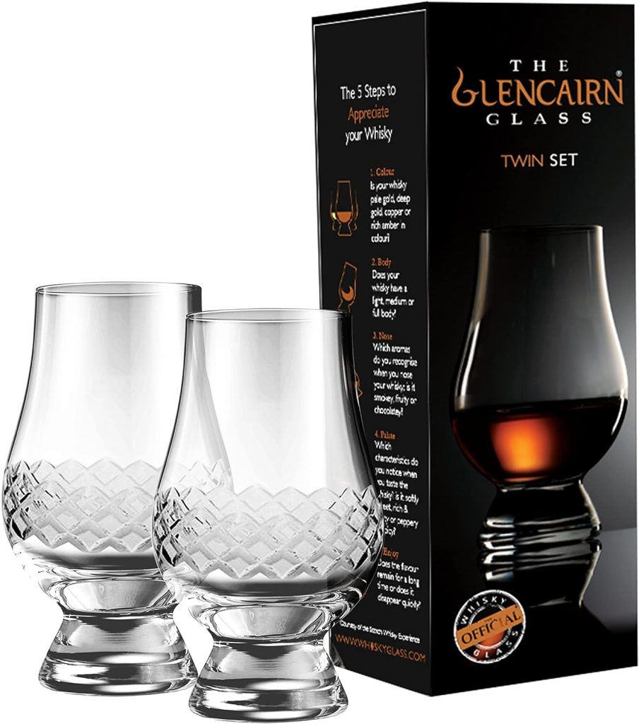 GLENCAIRN CUT WHISKY GLASS, SET OF 2 IN TWIN GIFT CARTON