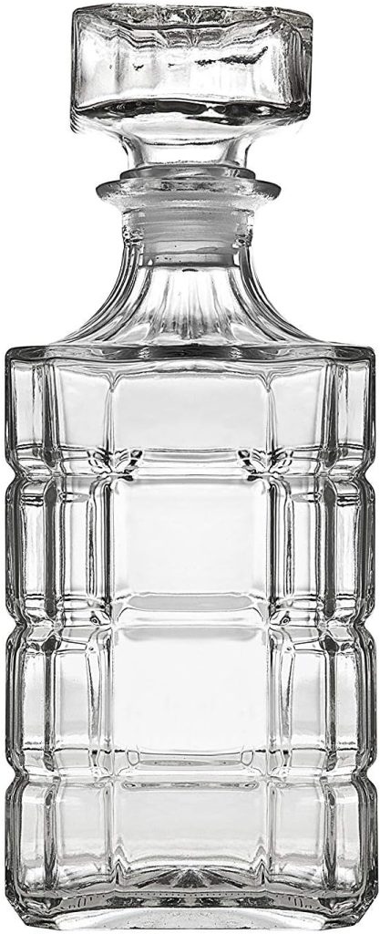Lefonte Whiskey Decanter, Whiskey Decanter for Scotch Liquor Bourbon or Wine - 750ml