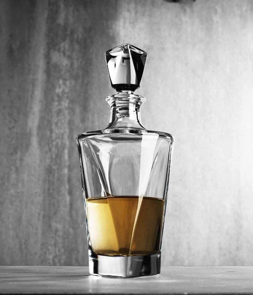 Glavers Whiskey Decanter, Old Fasioned Twisted Decanter, Crystal Liquor Decanter,For Bourbon and Scotch. Holiday Gift for Men, Him, Dad | 25 OZ. Glavers Whiskey Decanter, Old Fasioned Twisted Decanter, Crystal Liquor Decanter,For Bourbon and Scotch. Holiday Gift for Men, Him, Dad | 25 OZ.