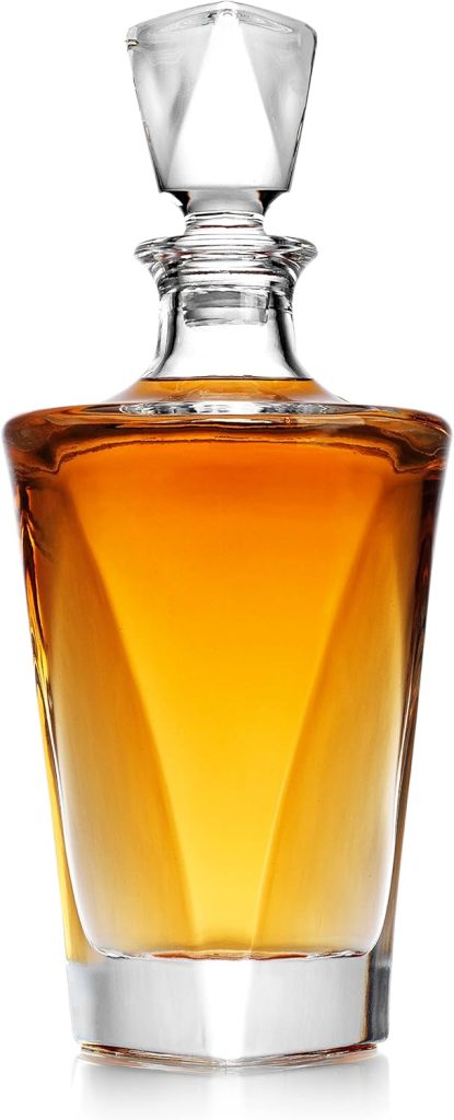 Glavers Whiskey Decanter, Old Fasioned Twisted Decanter, Crystal Liquor Decanter,For Bourbon and Scotch. Holiday Gift for Men, Him, Dad | 25 OZ. Glavers Whiskey Decanter, Old Fasioned Twisted Decanter, Crystal Liquor Decanter,For Bourbon and Scotch. Holiday Gift for Men, Him, Dad | 25 OZ.
