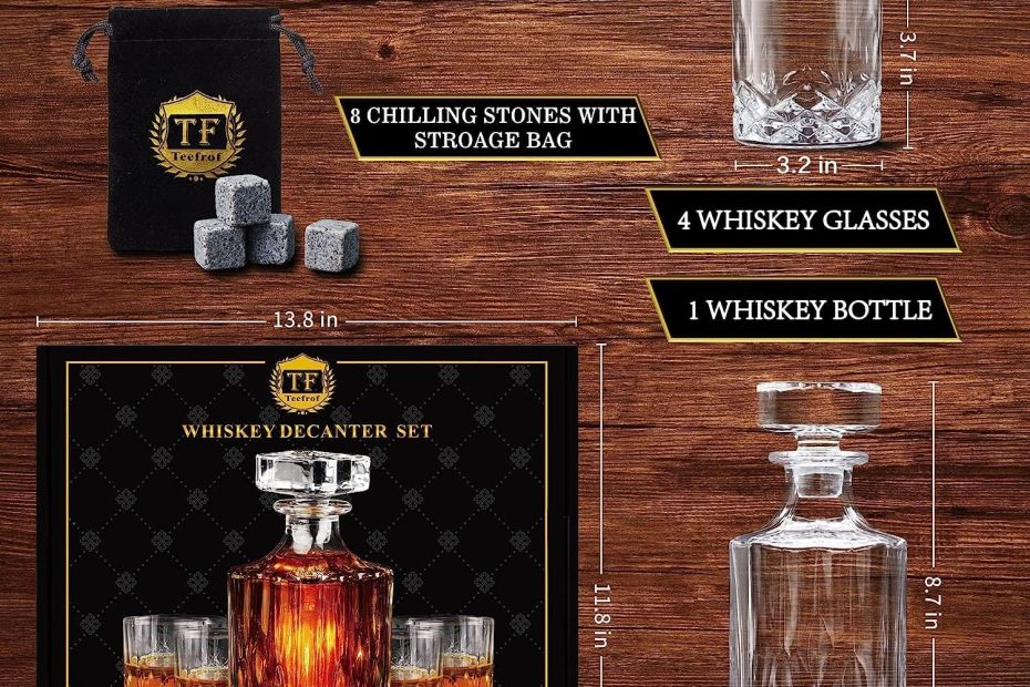 Whiskey Decanter Set with 4 Glasses review | Reviews Whiskey Decanter Set with 4 Glasses review | Reviews